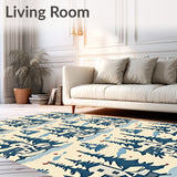 Winter Wonderland Scene Decorative with Snowy Landscape Design(Beige)