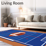 American Football Gridiron Yard Lines(Blue)