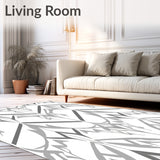 Peaks Chevron Symmetric Framework(White)