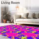 Interlocking Lotus with Stylized Floral(Pink)