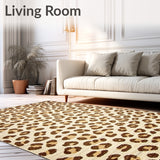 Contemporary Leopard in Beige Tones(Beige)