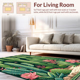 Artistic Green and Pink Botanical(Green)