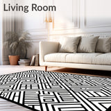 Timeless Farmstead Lattice Featuring Intersecting Diagonal (Black) - ODIKA