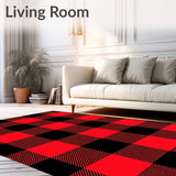 Rustic Tartan Featuring Layered Crosshatch and Subtle Diagonal Highlights(Red)