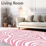 Luxurious Cloud Swirl With Wave Motifs (Pink)