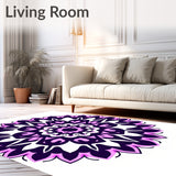 Blossom Cascade Hexagon Medallion (Purple)