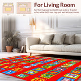 Playful Colorful Alphabet Scheme(Red)