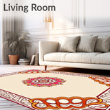 Elegant Prismatic Nouveau Filigree Lattice(Beige)