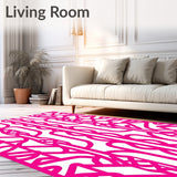 Sophisticated Micro Pile Sculptural Wave Arch Luxury Decorative Art (Pink) - ODIKA