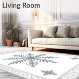 Luxurious Snowflake Accent(Gray)