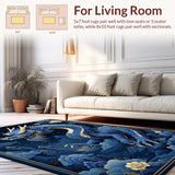 Vibrant Earthy Dragon Aesthetic(Blue)