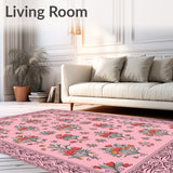 Heritage Filigree with Lattice Trellis and Wildflower Embellishments(Pink)