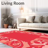 Nursery Dream Fluffy Comfort Plush Fuzzy Tender Touch(Red)