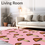 Enchanted Moonbeam Mushroom Vintage Botanical(Pink)