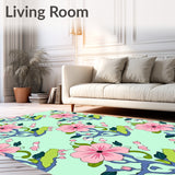 Enchanted Forest Flower Motif with Dreamy Branch Details(Pink)