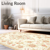 Solana Beige Serenity Medallion Motif Indoor Area(Beige)