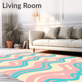 Serene Waves Decorative Accent(Pink)