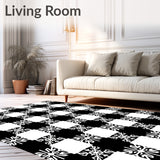 Buffalo Checkered Heritage with Nordic Snowflake Accents(Black)