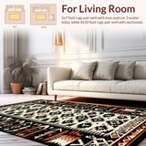 Vibrant Graphic Trellis Motif(Black)