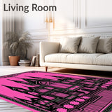 Haunted Mansion Gothic Architecture Decorative(Pink)