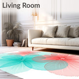 Serene Watercolor Splash Modern Artistic Enhancement(Turquoise)