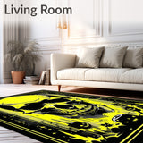 Punk Rock Edgy Skull Motif(Yellow)