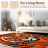 Bengal Tiger Inspired Artistic Design(Orange)