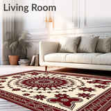 Exotic Bazaar Jewel Floral Symmetrical Entryway Charm(Beige)