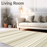 High Traffic Performance Featuring a Modern Striped Design in Beige(Beige)