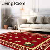 Victorian Holiday Botanical Treasure Luxury Surface(Red)