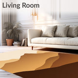 Highland Misty Mountain Peaks Dreamy Enchanted Luxury(Beige)