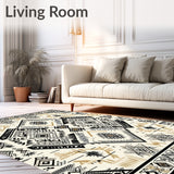 Artisan Woven Hallway Runner With Authentic Tribal Design Elements(Beige)