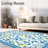 Colorful Laundry Room Runner(Blue)