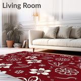 Enchanted Winter Blossom Decorative Accent(Red)