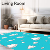 Cloud Dreamscape Floating Puffs Easy Clean Safe (Blue)