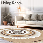 Burst with Radiating Petals (Beige) - ODIKA