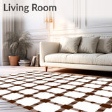 Checkered Decorative with Gingham Style(Brown)