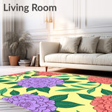 Botanical Garden Floral Medley with Blooming Hydrangea Clusters(Yellow)