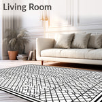 Luxurious Plush Lattice Elegant Accent (Black) - ODIKA