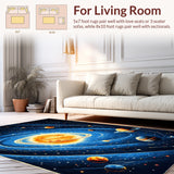 Solar System Planets Playmat(Blue)