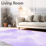 Dreamy Cloud Whimsical Abstract Nursery Kids(Purple)