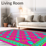 Celtic Knot with Traditional Braided Borders (Pink) - ODIKA