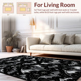 Mysterious Vintage Bat Artwork(Black)