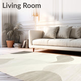 Beige with Ergonomic Cushioning and Non Slip Backing(Beige)