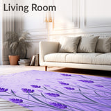 Whimsical Fairy Tale Meadow Highlighting Magical Appearance (Purple)