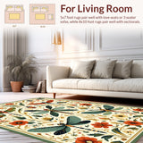 Boho Bug Parade with Stylized Dragonflies and Floral Scrollwork(Yellow)