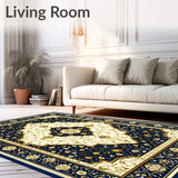 Abstract Geometric Faux Wool for(Blue)