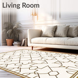 Elegant Lattice Framework Decorative Walkway(Brown)