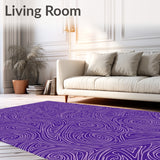 Abstract Swirl Paisley Artisan Symphony(Purple)