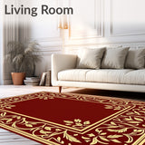 Autumnal Foliage Interlacing Vine Framework(Red)